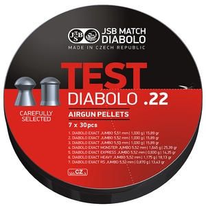 JSB Jumbo Exact Test .22 Pellets, Tin of 210