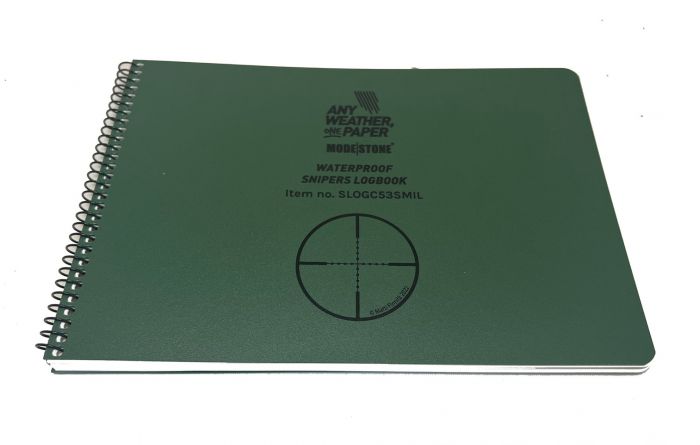 Modestone Snipers Logbook / Data Book Waterproof Notepad 