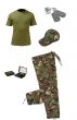 Kids Army Camo Pack 4 - Tshirt, Pants, Cap, Dog Tags and Camo Paint 