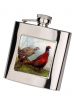 6oz Square Shooting Flask in Presentation Box by Bisley