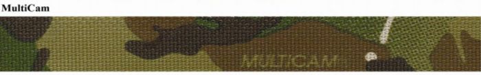 Double Sided Crye Multicam 25mm / 1" Webbing