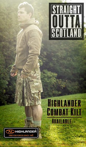 Highlander HMTC - MTP / Multicam Match Combat Kilt - Tactical Kilt