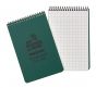 96x148mm Top Spiral 50 Page Modestone Waterproof Notepad (6"x4") - Military Model