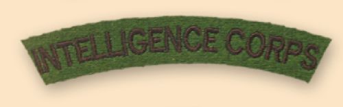Intelligence Corps Shoulder Titles
