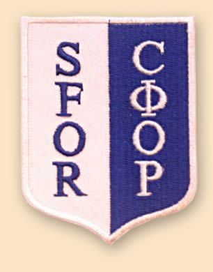 Stabilisation Force ( SFOR ) Patch NATO