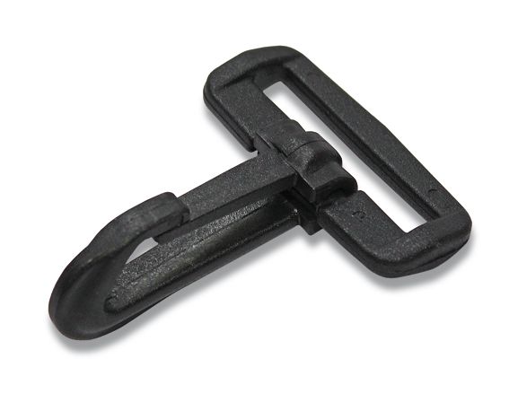 Black Plastic ITW Swivel Clip - 25mm or 40mm Width