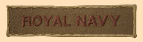 Royal Navy Shirt/Jacket Title