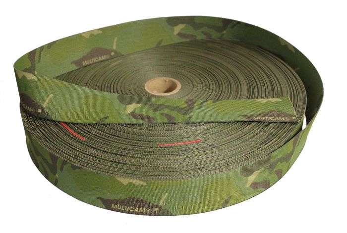 50mm / 2" Double Sided Crye Tropic Multicam Webbing with CTEdge™ roll