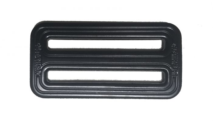 AustriAlpin 45mm - 1.75" Metal Triglide - 2 slot buckle Black FC41B-K