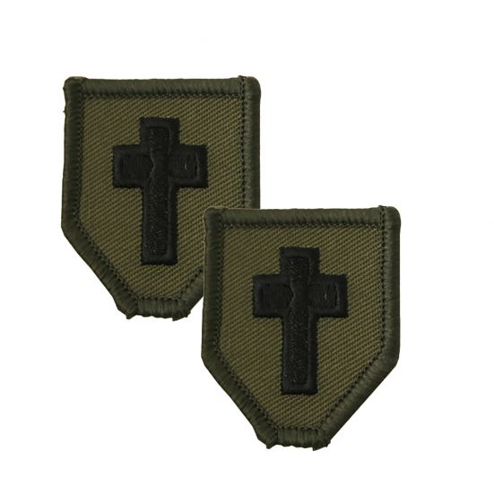 British Military Chaplain's Collar Patches (pair)