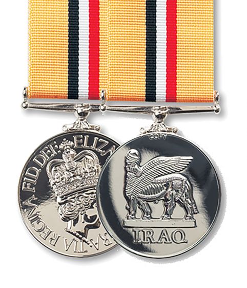Official OP Telic IRAQ FULL SIZE Medal and Ribbon