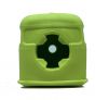 MKB TPE Retro Van Dog Toy Durable Chew Toy and Treat Dispenser - Large - Bright Green