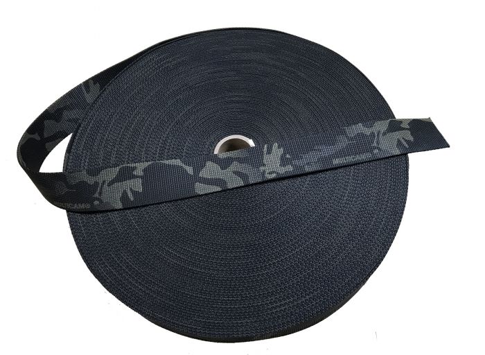 38mm / 1.5" Double Sided Multicam Black Webbing with CTEdge™