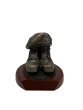 Royal Marine Boots and Beret Statue