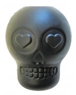MKB Sugar Skull Treat Dispenser & Chew Toy - Large - Magnum Black