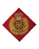 The Duke of Lancaster's Regiment Wire Embroided Officers Cap / Beret Badge