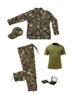 Kids Army Camo Pack 15 - Tshirt, Pants, Jacket, Cap and Camo Paint 