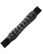 Duraflex Black Large Flat Rubber Handle 25mm  Webbing 40cm Long