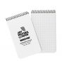 76x130mm Top Spiral 30 Page Modestone Waterproof Notepad (3"x5") White