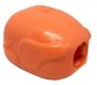 MKB Roasted Turkey Durable Rubber Chew Toy & Treat Dispenser - Medium - Orange - Gobbler
