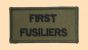 First Fusiliers Shoulder Title