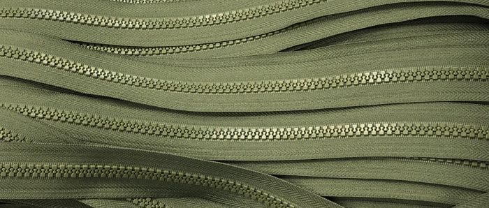 Military Green No10 Chain - #10 YKK® VISLON® Coil Zipper