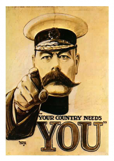 Kitchener Recruiting Poster WW1
