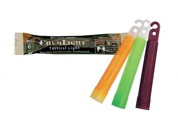 6 Hour 4” Military ChemLight (10cm) Green lightstick (Cyalume® Branded) group