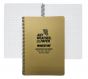 A5 Side Spiral Modestone Waterproof Notepad (100 Pages/50 Sheets)  Tan
