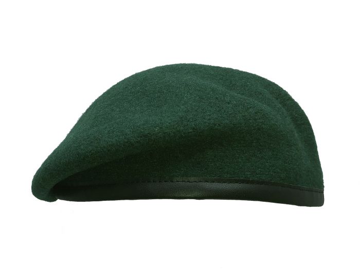 Laulhère Military (Commando) Small Crown beret (Royal Marine Green)