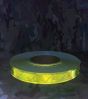 reflective-encapsulated-tape-fluorescent-yellow-lit-up
