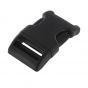 Duraflex 25mm Black Wienerlock Dog Collar Buckle - Male Adjust/Female Fix (1")
