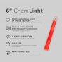 Instructions 12 Hour 6” Military ChemLight (15cm) Red lightstick (Cyalume® Branded)