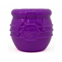 Large Honey Pot Durable Rubber Treat Dispenser & Enrichment Toy - Purple