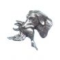 Pewter Pin No.12 Labrador with Duck