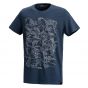 AustriAlpin 11n1 T-Shirt - Printed T-Shirt with 11 Hidden Alpine Elements - Dark Blue