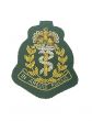 RAMC Commando Green Officers Wire Embroided Cap / Beret Badge