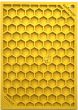 SodaPup Lick Mat - Enrichment EMAT with Honeycomb Design - Small - Yellow