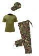 Kids Army Camo Pack 2- Tshirt, Pants and  Cap 