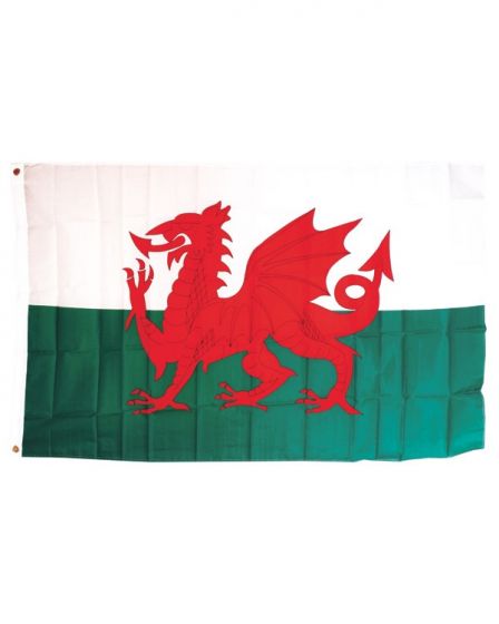 Welsh Flag (Y Ddraig Goch) 5 Foot  x 3 Foot