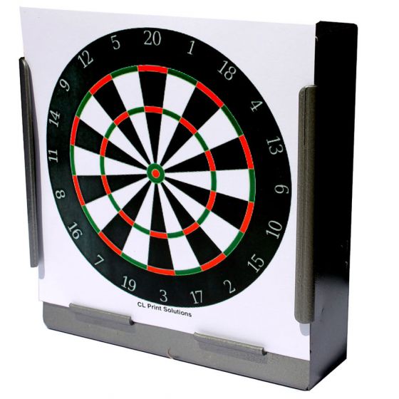 100 x Full Colour Dart Board Targets 17cm x 17cm 