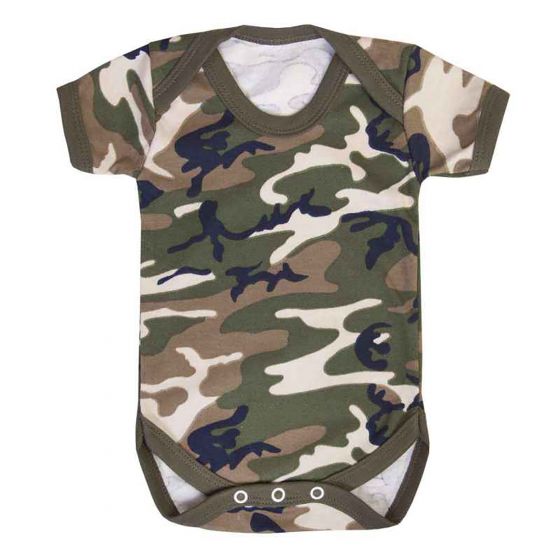Kids / Babies Camouflage  Bodysuit 0-24 mnths 