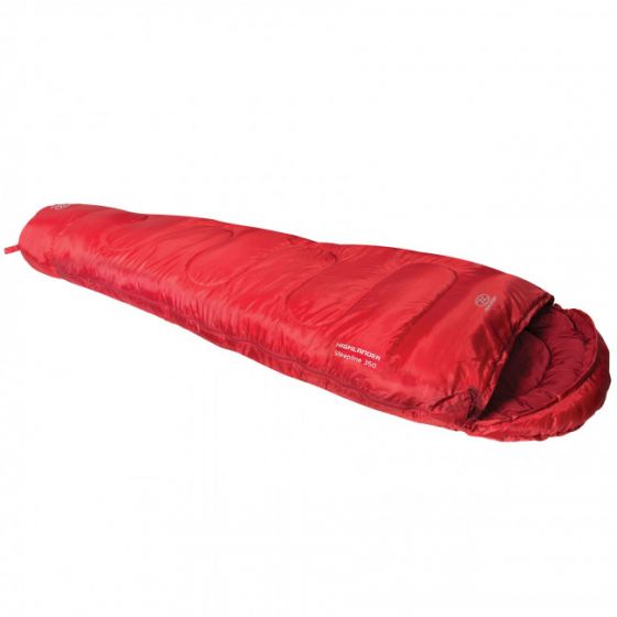 Highlander Sleepline 350 Mummy Sleeping Bag - Red