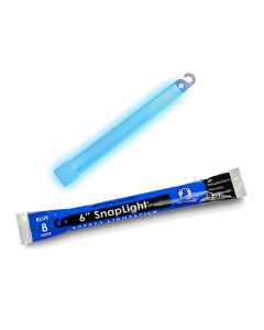 8 Hour 6” SnapLight (15cm) Blue lightstick (Cyalume® Branded) + wrapper