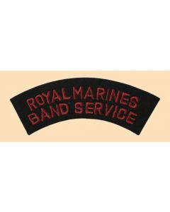 Royal Marine Band Service Shoulder Titles (pair)