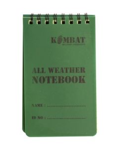 Kombat-Mini-Waterproof-Notebook-Front