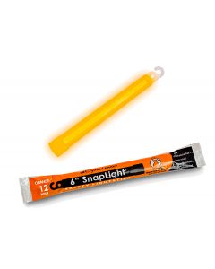 12 Hour 6” SnapLight (15cm) Orange lightstick (Cyalume® Branded) wrapper