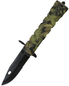 Kombat K-LK-572 Camo Lock Knife 