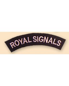 Royal Signals Shoulder Titles (pair)