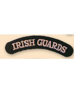 Pair Irish Guards Shoulder Titles